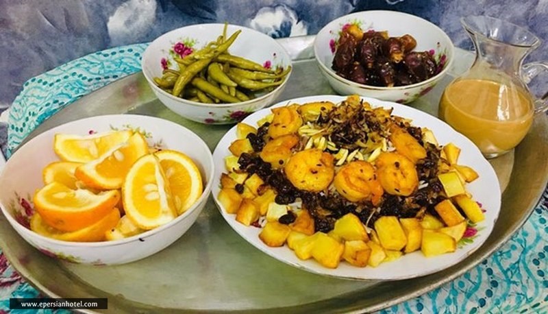 تنوع غذاهای محلی در کیش